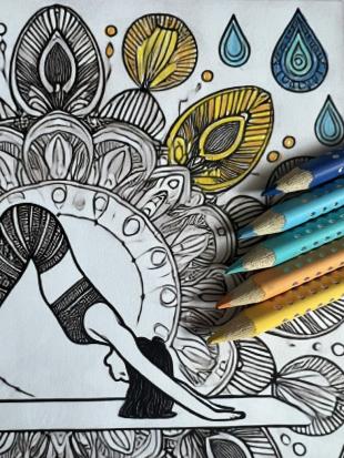 Yoga-Mandala-Ausmalbuch-Moments of Energy
