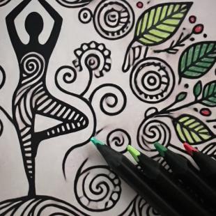 Yoga-Mandala-Ausmalbuch-Moments of Energy