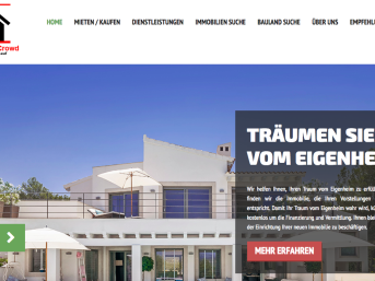 Website-Texte für eine Immobilienunternehmen