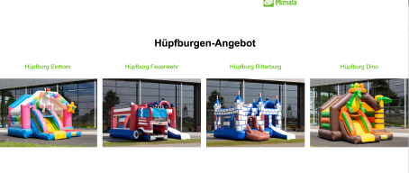 Webdesign Leistungsübersicht 