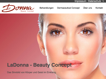 Webdesign Firma LaDonna Beauty Concept