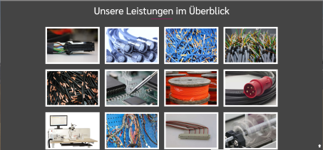 Webdesign Leistungsübersicht 